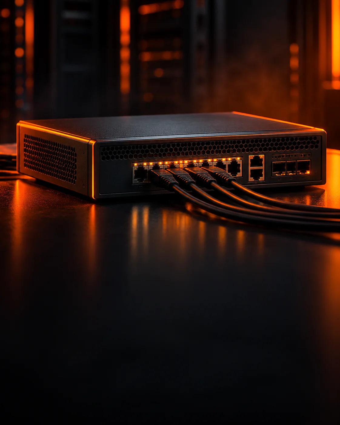 Next-generation firewall appliance with network ports