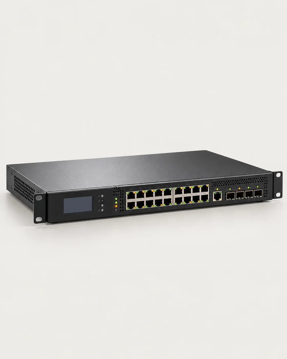 1U rack-mount enterprise firewall with 10G SFP+ ports